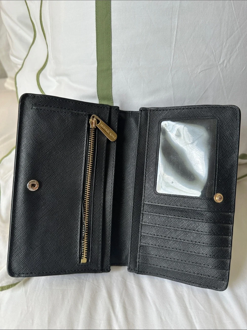 Michael Kors Medium Crossgrain Leather Wallet